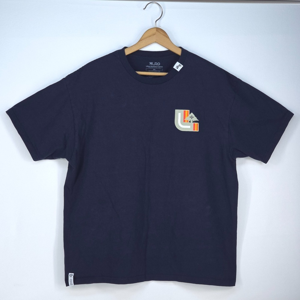 Lifted Research Group LRG 1947 Graphic Print T Shirt Men's 2XL Streetwear Skate